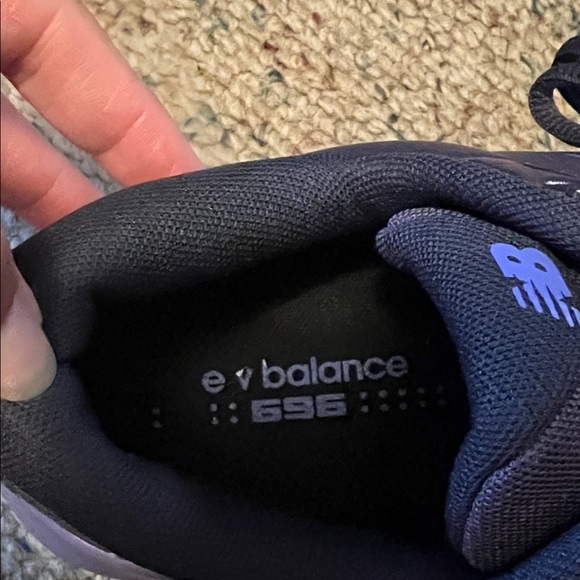 New Balance Purple and White Athletic Shoes - Picture 6 of 9